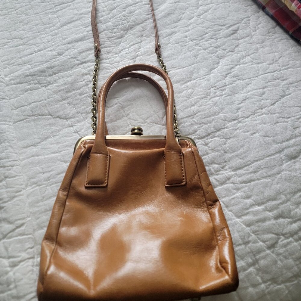 Leather crossbody purse